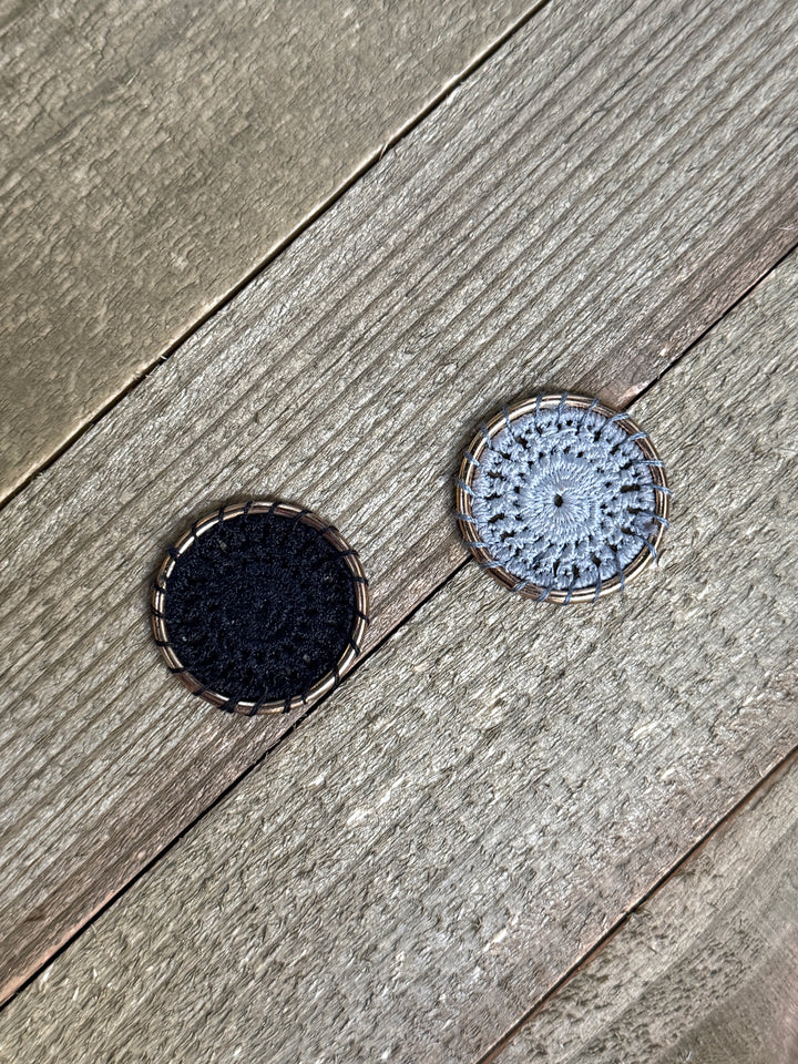 Crocheted Large Circle Charm