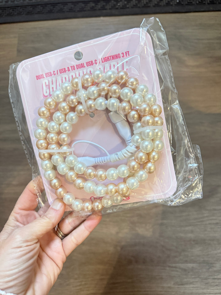 Beaded 4 in 1 USB Charger Cable