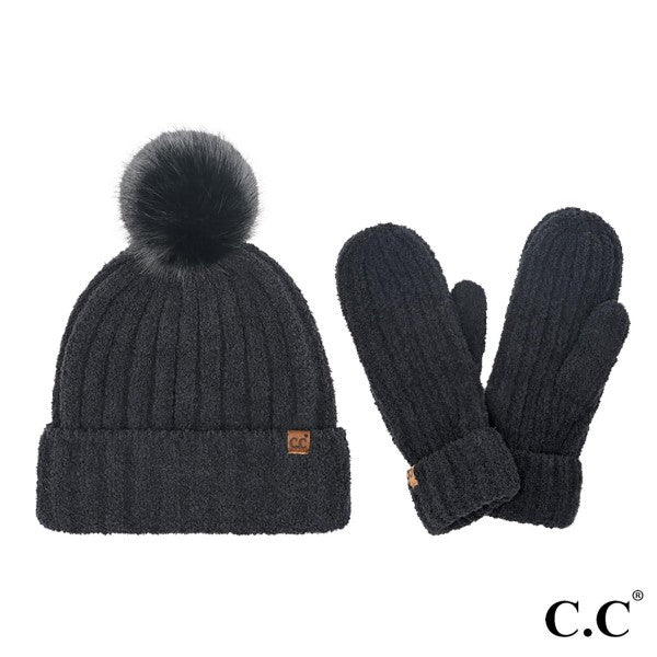 CC Hat & Mittens Set