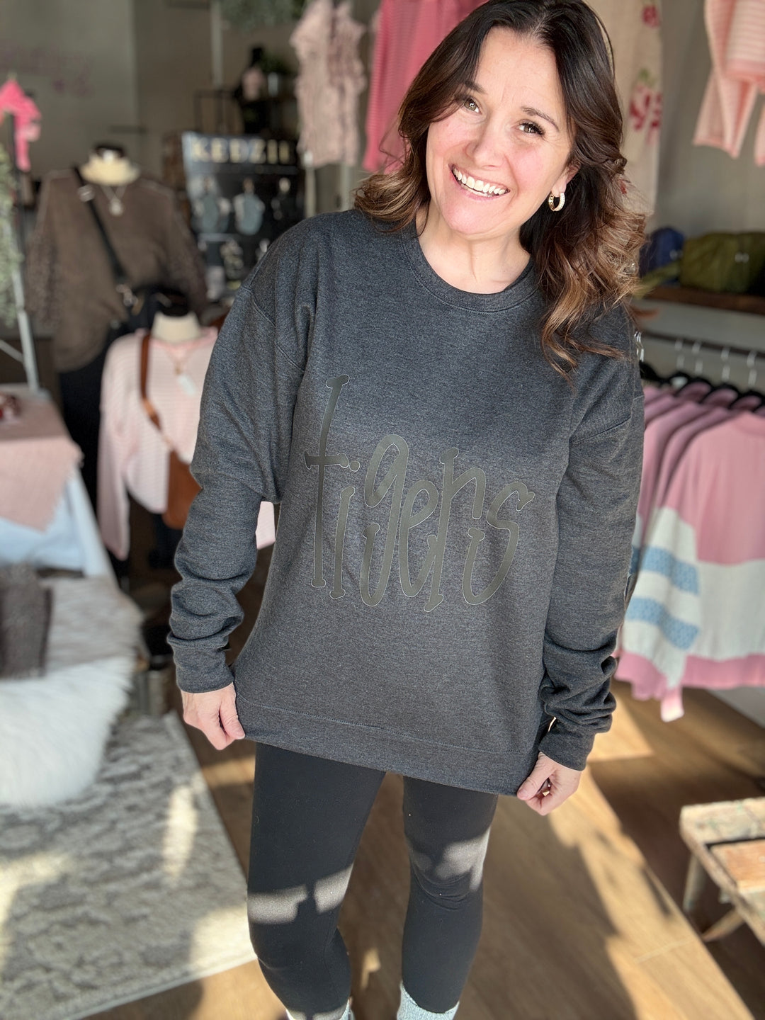 Tiger Charcoal Sweatshirt