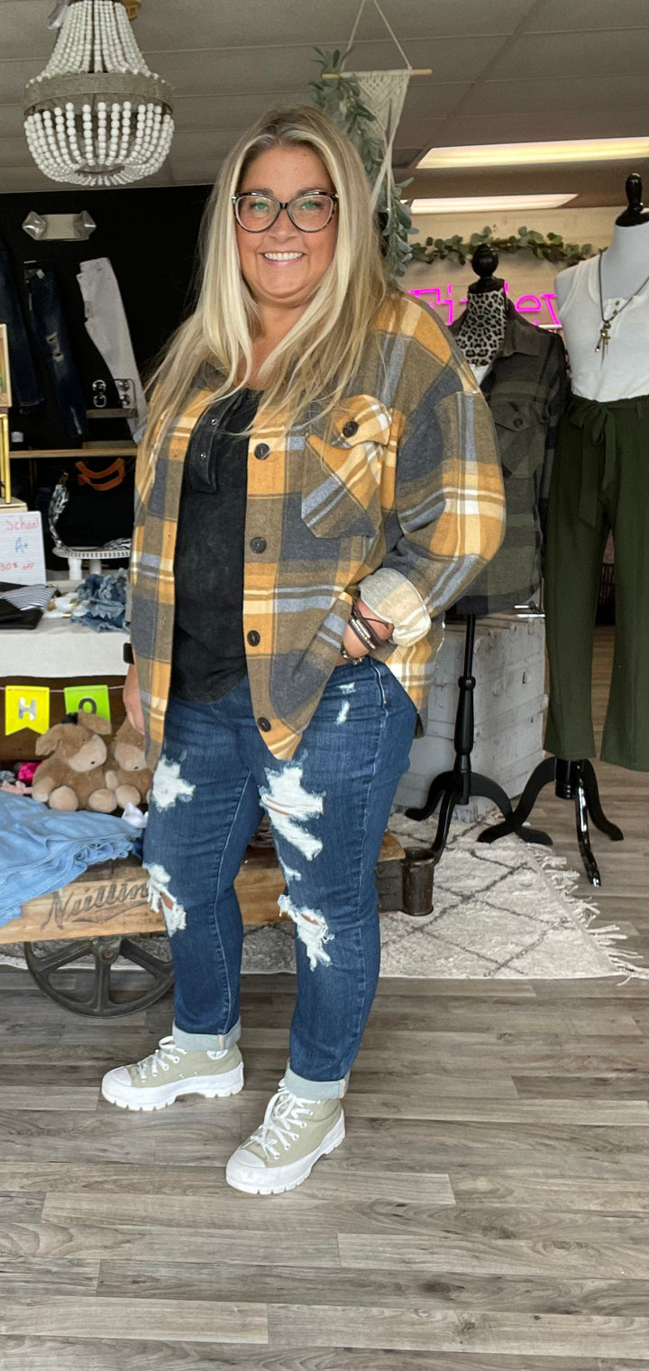 Judy Blue Highly Distressed Boyfriend