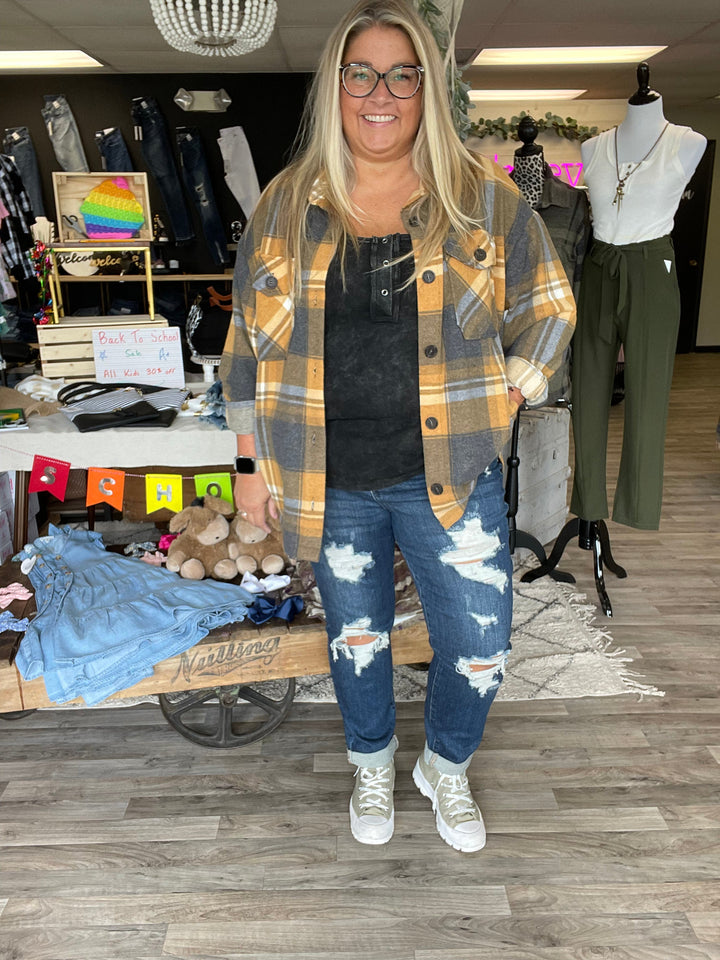 Judy Blue Highly Distressed Boyfriend