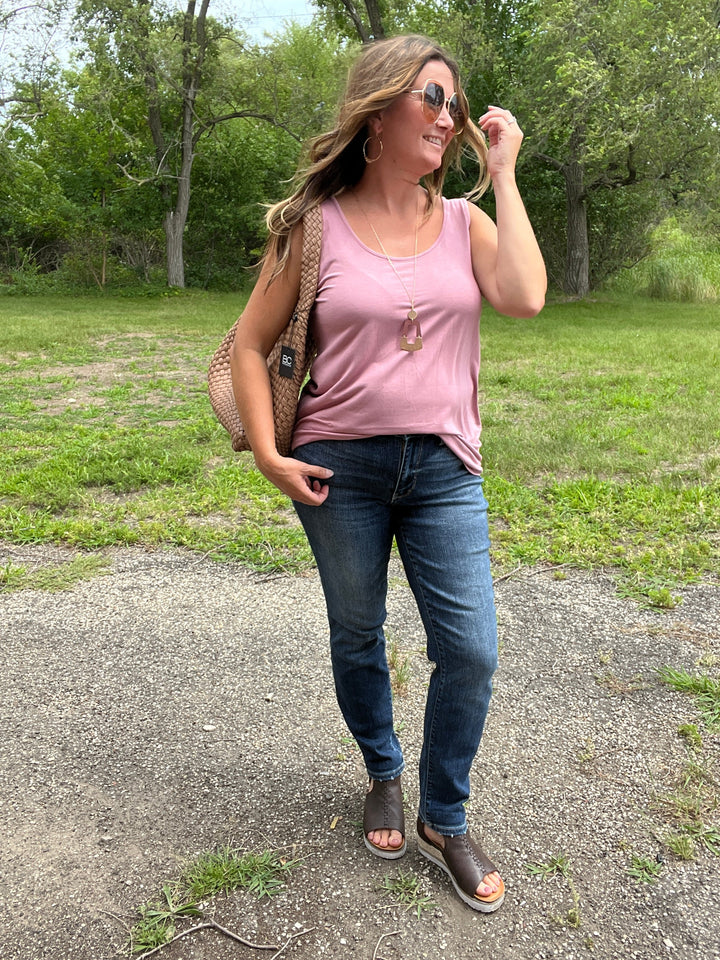Our FAVE Tank in Rose