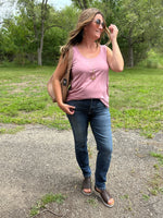 Our FAVE Tank in Rose