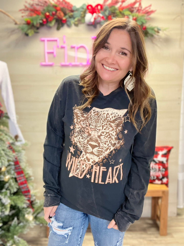 Wild Heart Vintage Long Sleeved Tee