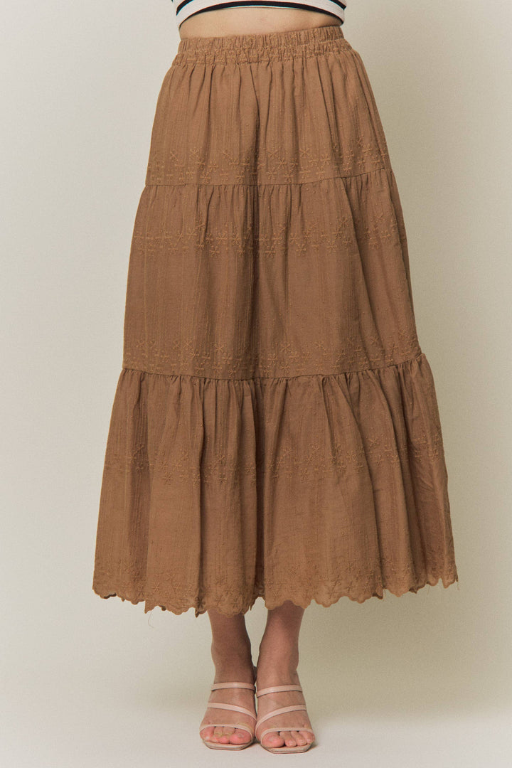 Golden Hour Midi Skirt