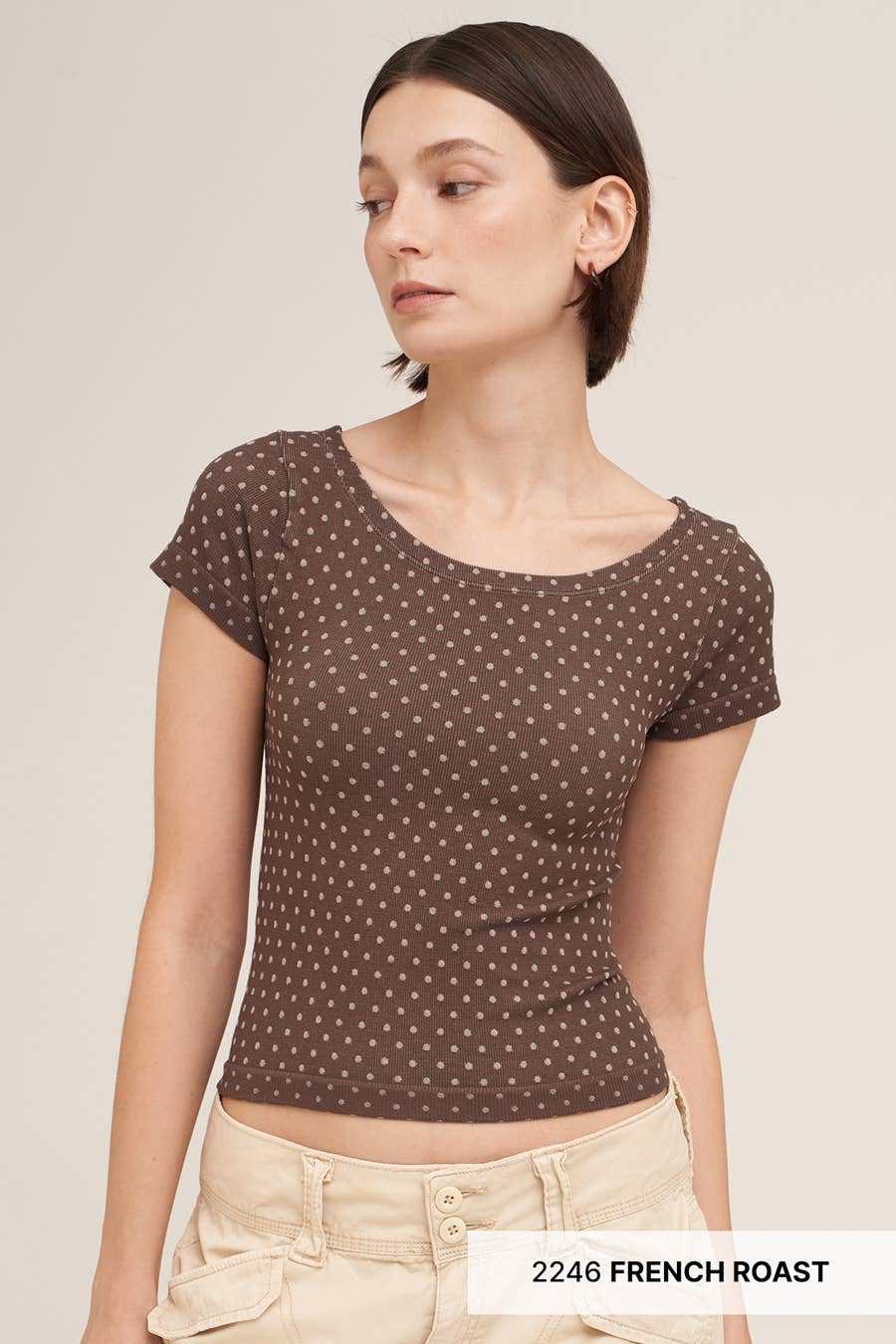 Reversible Polka Dot Tee