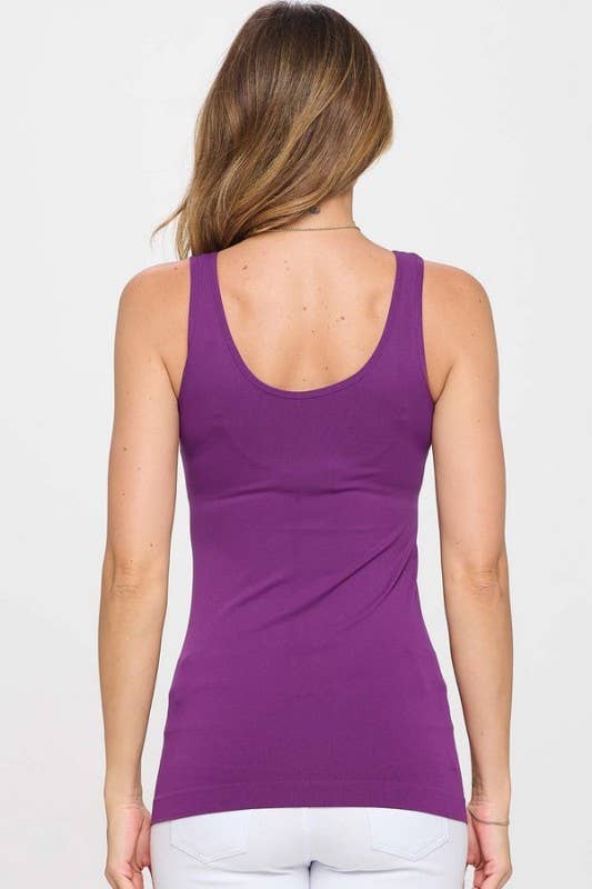 Reversible V or U Neckline Seamless Tank