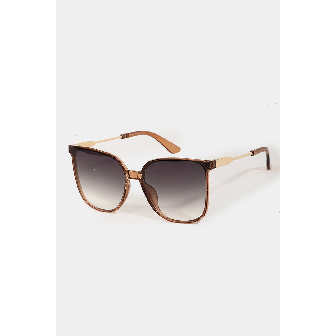 Square Acetate Frame Sunglasses: ASSORTED