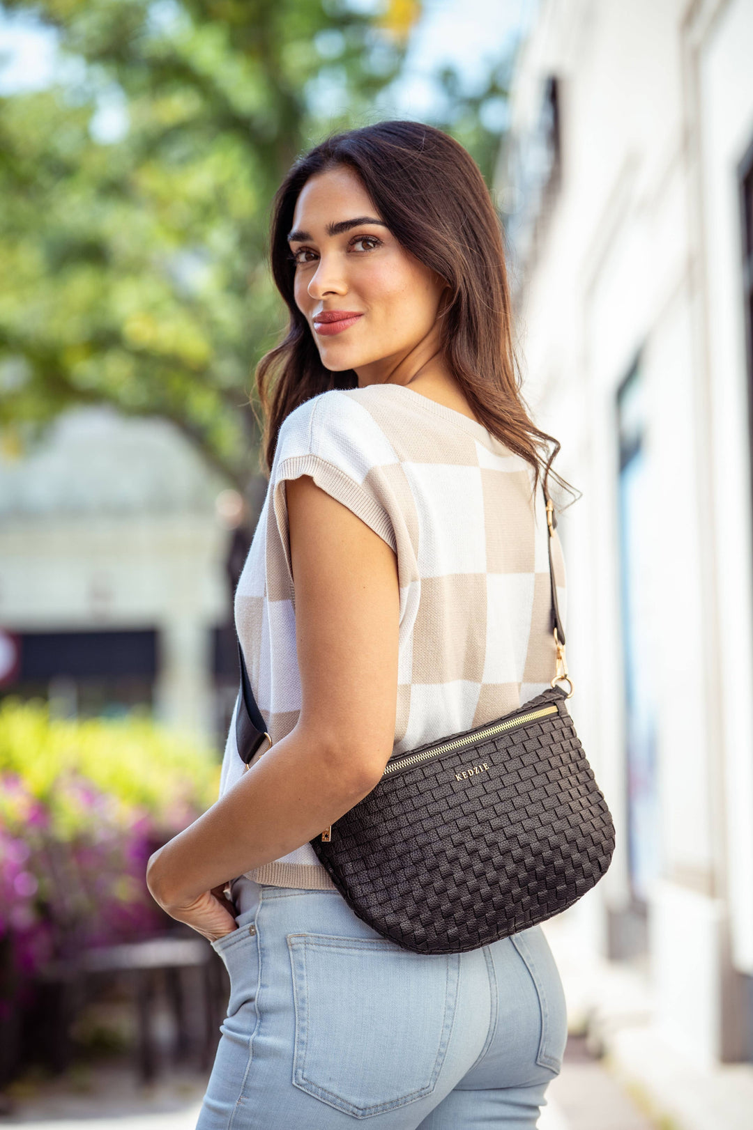 Kedzie Terrace Woven Crossbody