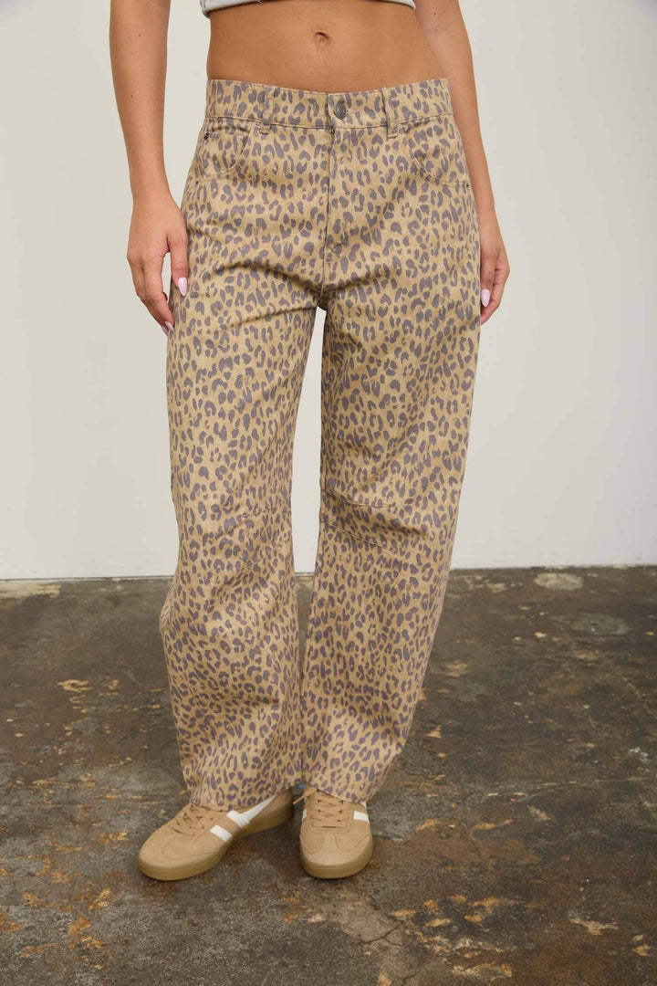 Wild Heart Leopard Jeans