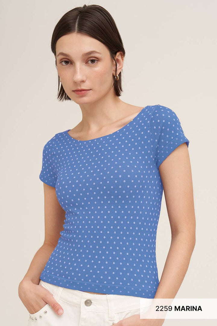 Reversible Polka Dot Tee
