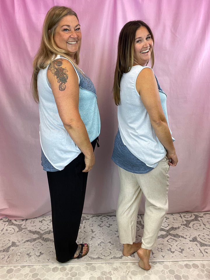 Three Tone Asymmetrical Tank