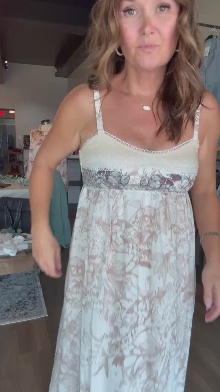Summer Floral Maxi Dress