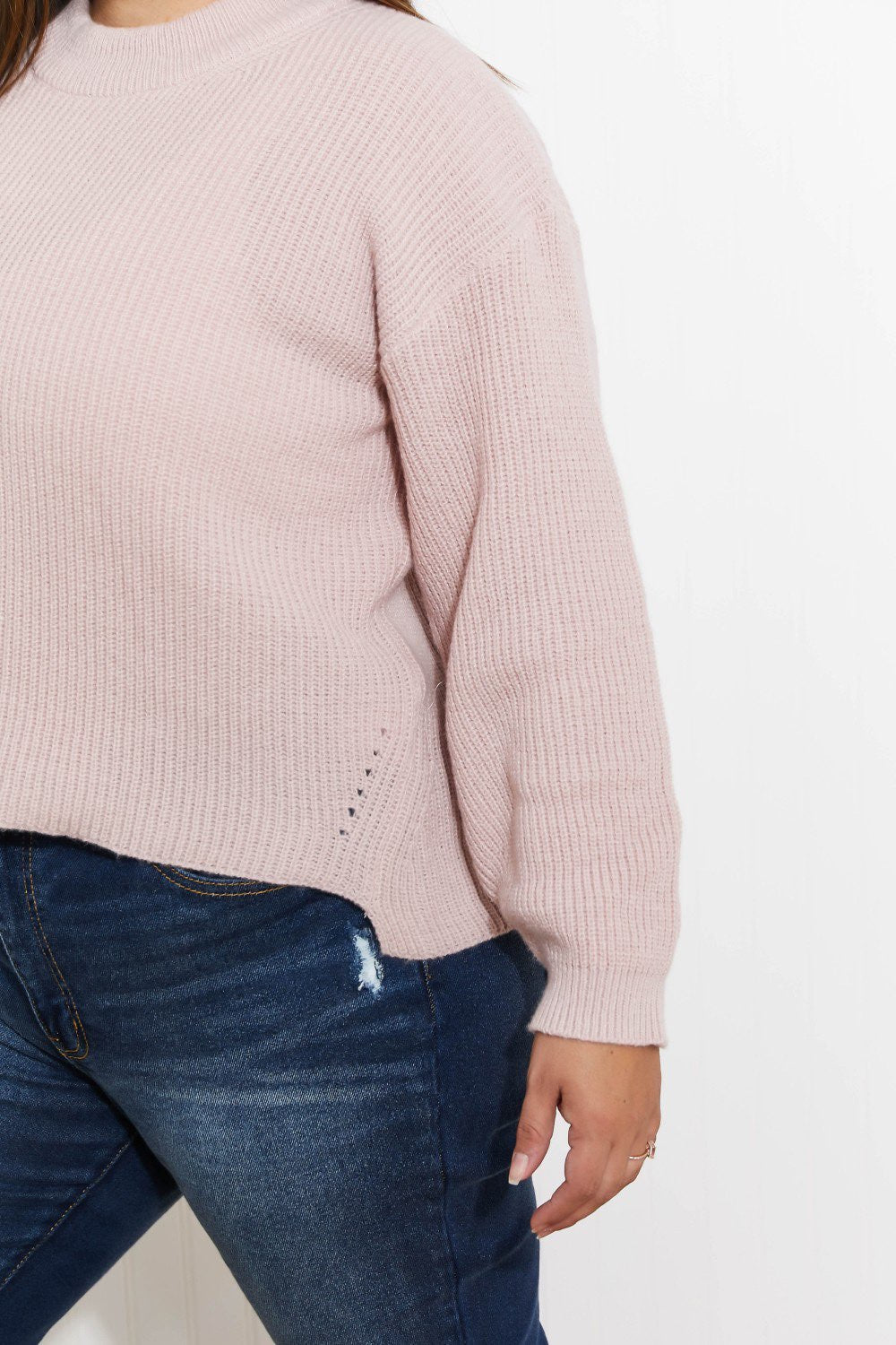 Blush Basic Sweater
