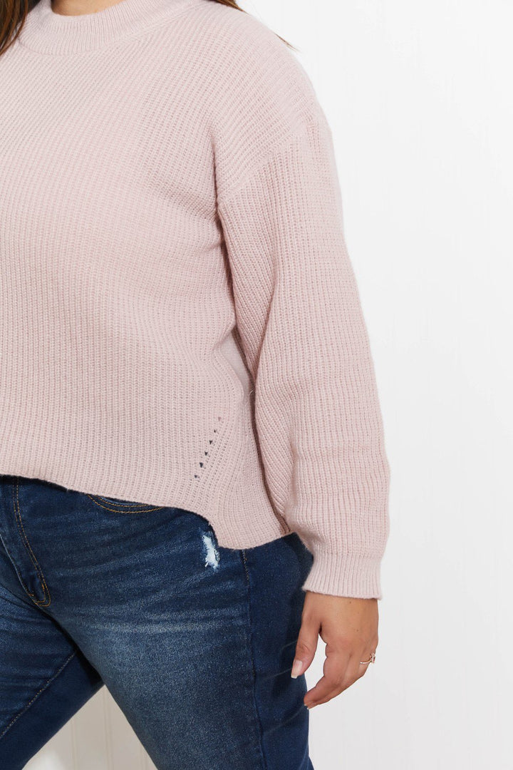 Blush Basic Sweater