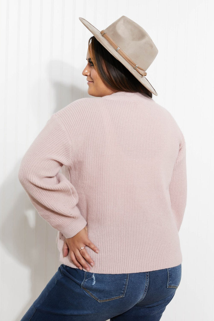 Blush Basic Sweater