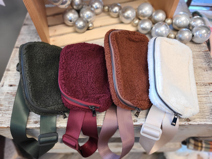 Fuzzy Belt Bags