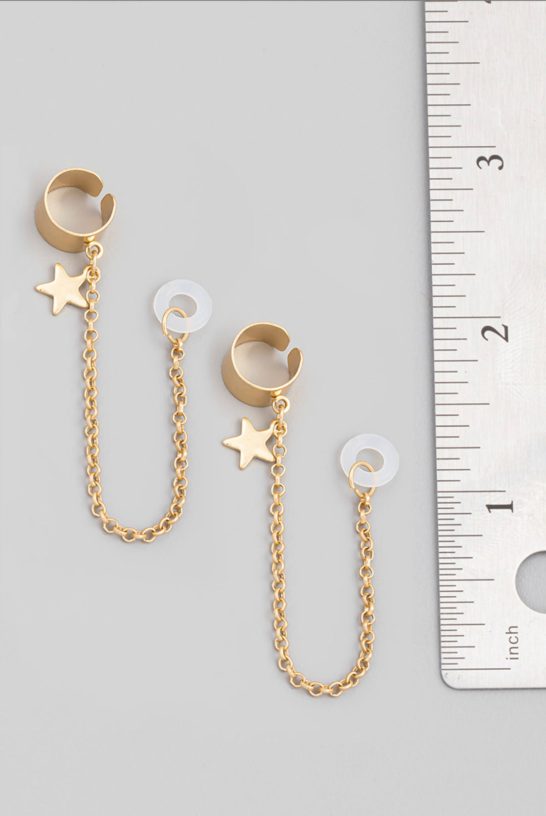 Star Chain Cuff Airpod Earrings