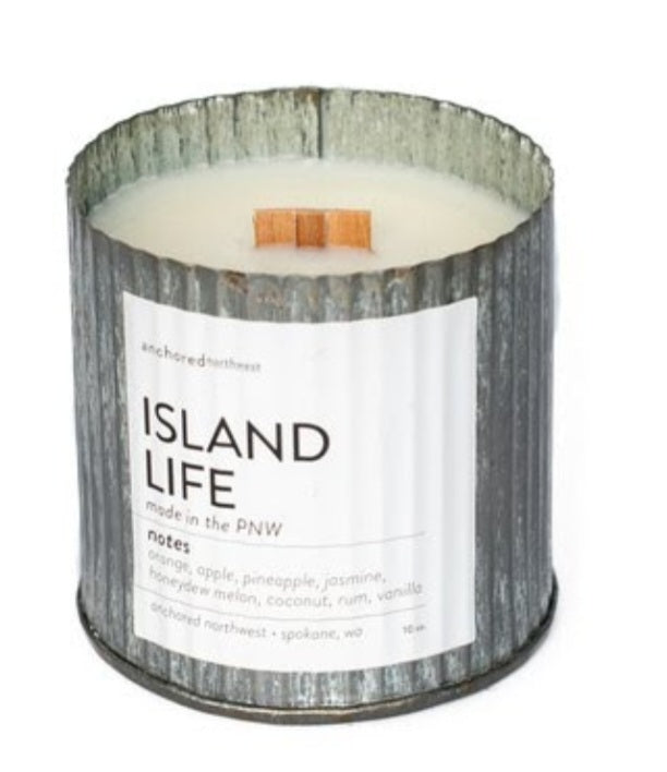 Island Life Wood Wick Candle