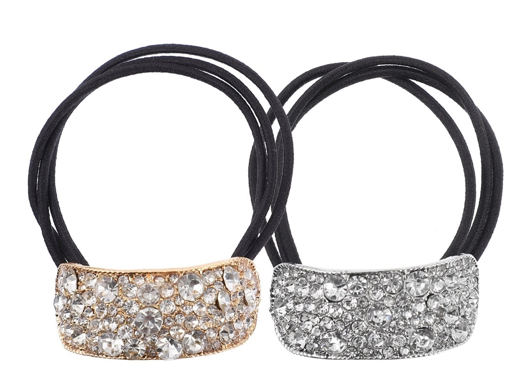 Rhinestone Hair Ties