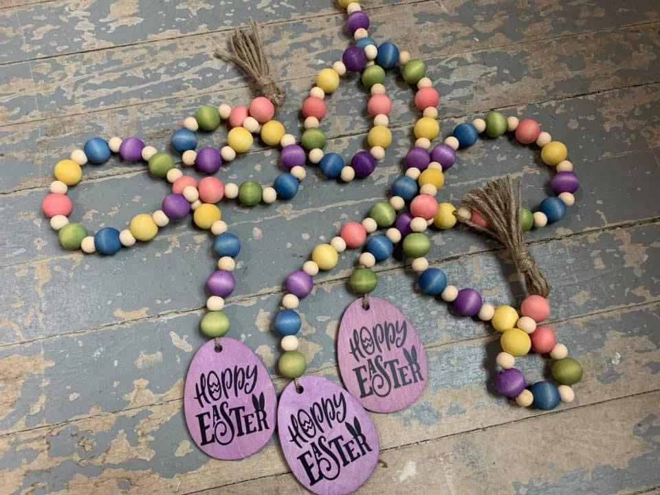 Hoppy Easter Beaded Garland