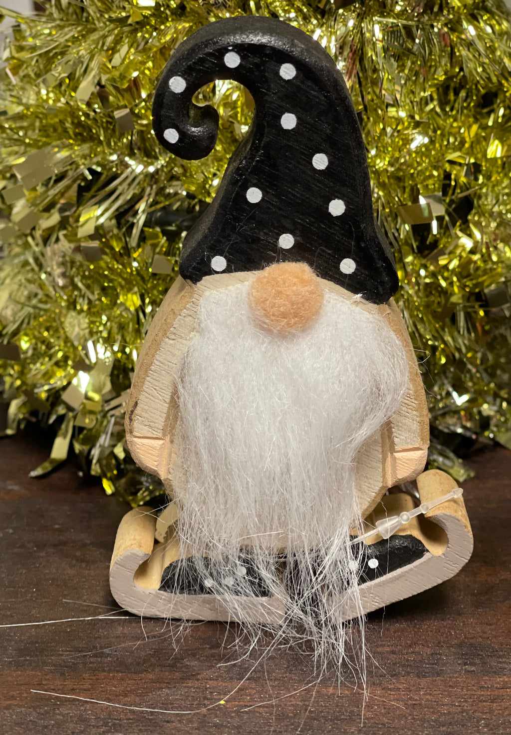 Wooden Gnome Shelf Sitters